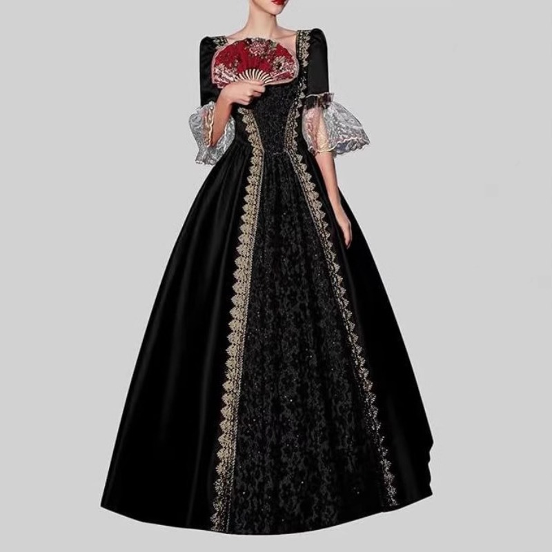 Dresses - Vestido Feminino S-5XL Novo Estilo Medieval