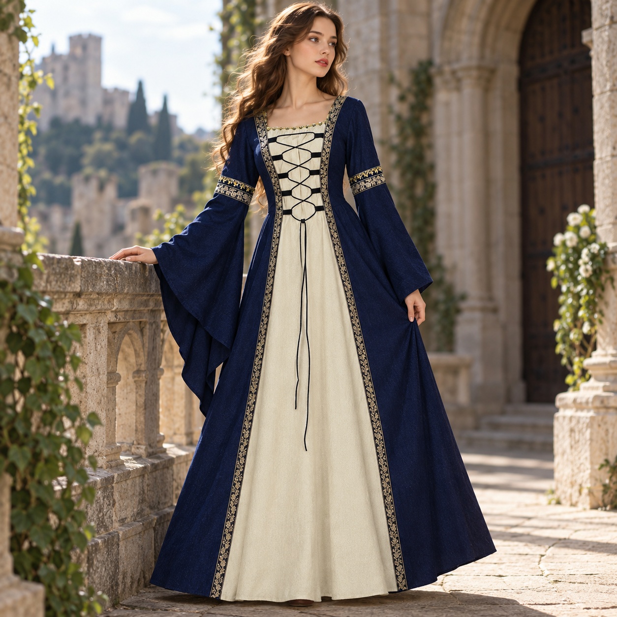 Dresses - Vestido longo e sexy com mangas