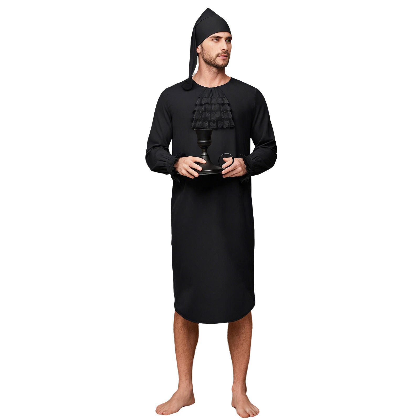 Dresses - Camisola de noite medieval vitoriana para