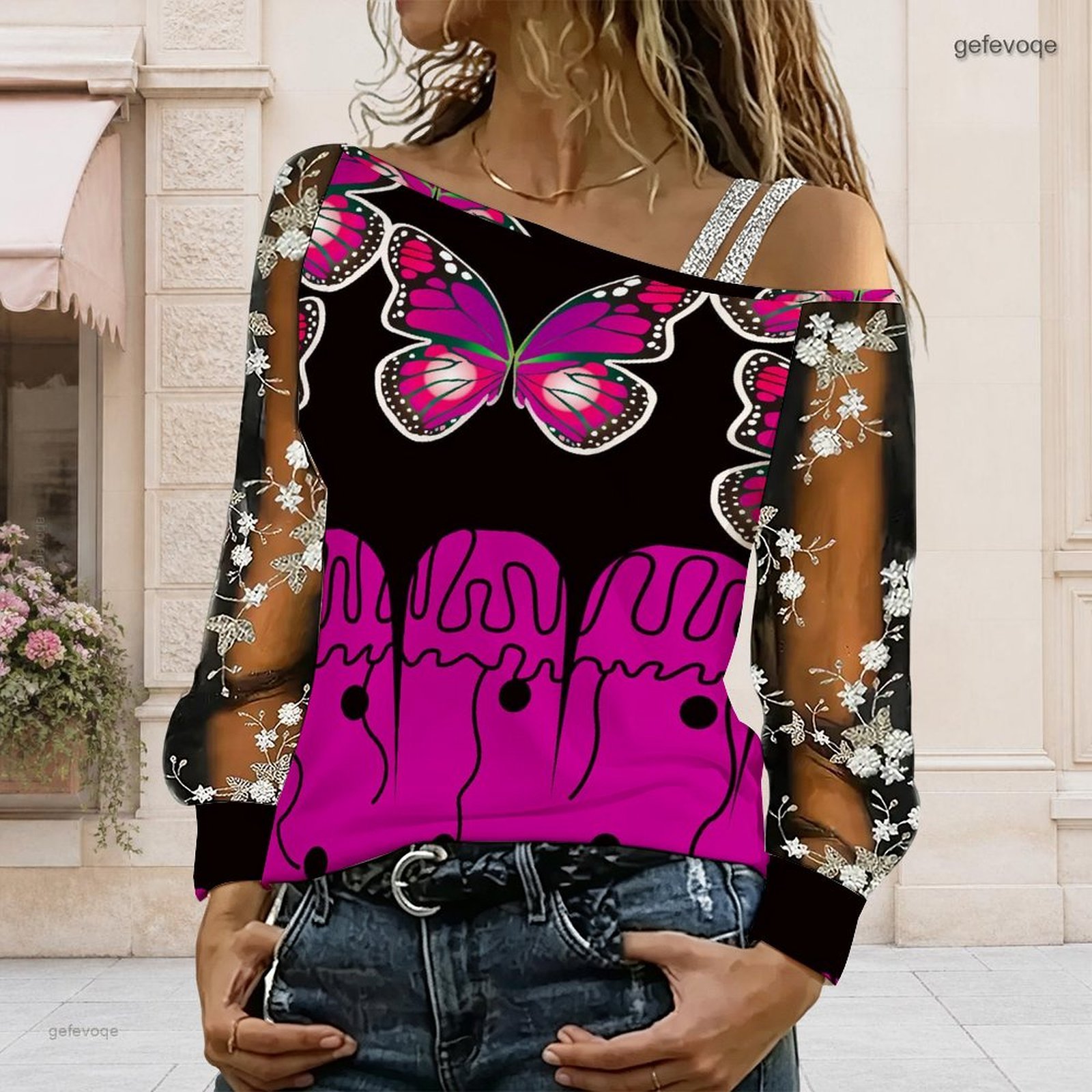 Blusa Feminina Ombro a Ombro A - Blouses avaliação e preço
