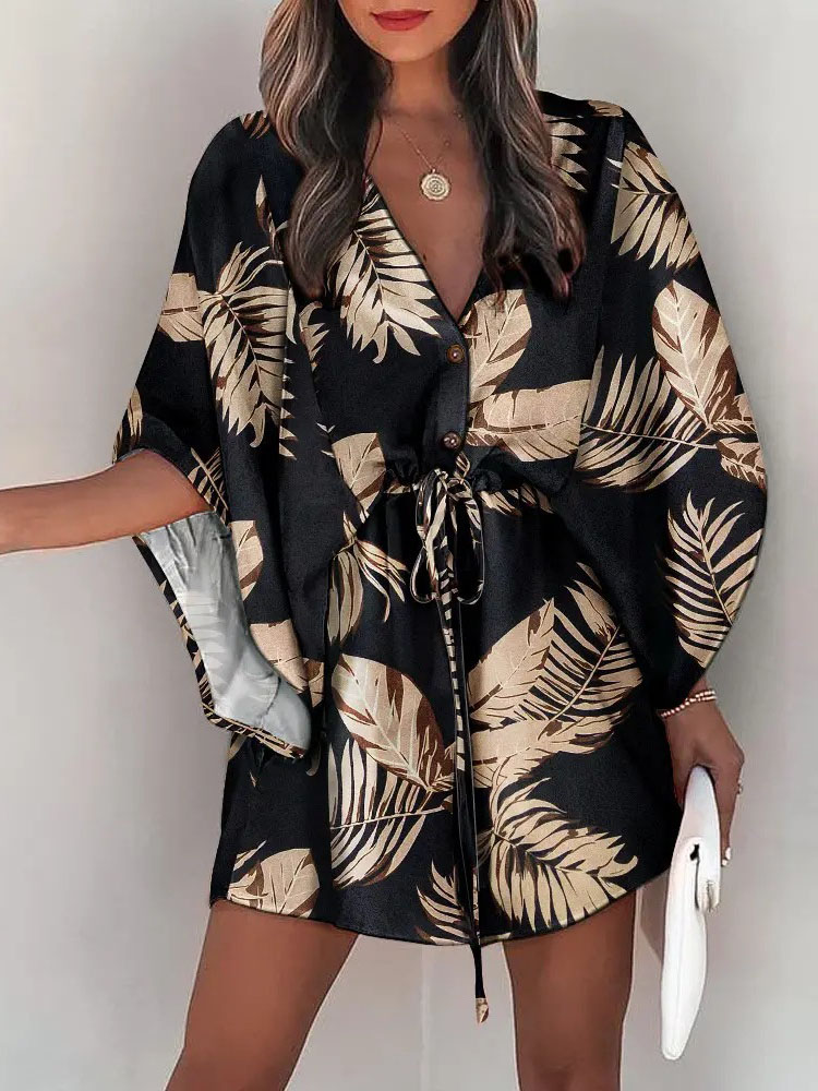Verão vestido casual moda femi - French Vintage Floral Midi Dress avaliação e preço
