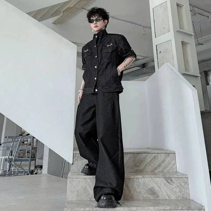 LUZHEN Conjunto Masculino de V - Jeans avaliação e preço