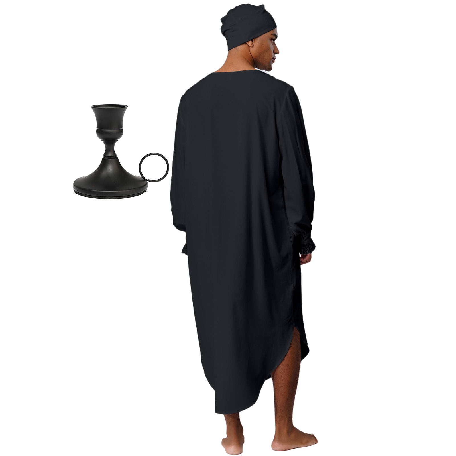 Camisola de noite medieval vit - Dresses avaliação e preço
