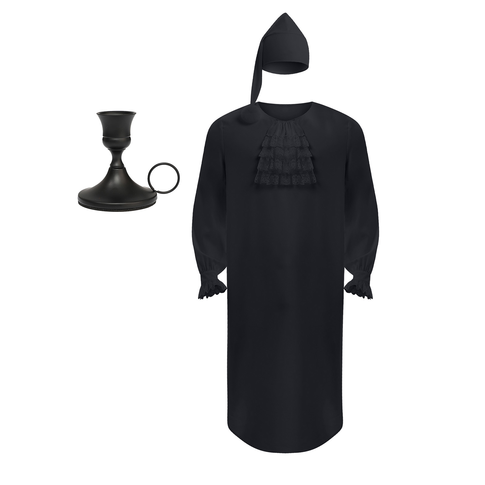 Camisola de noite medieval vit - Dresses avaliação e preço