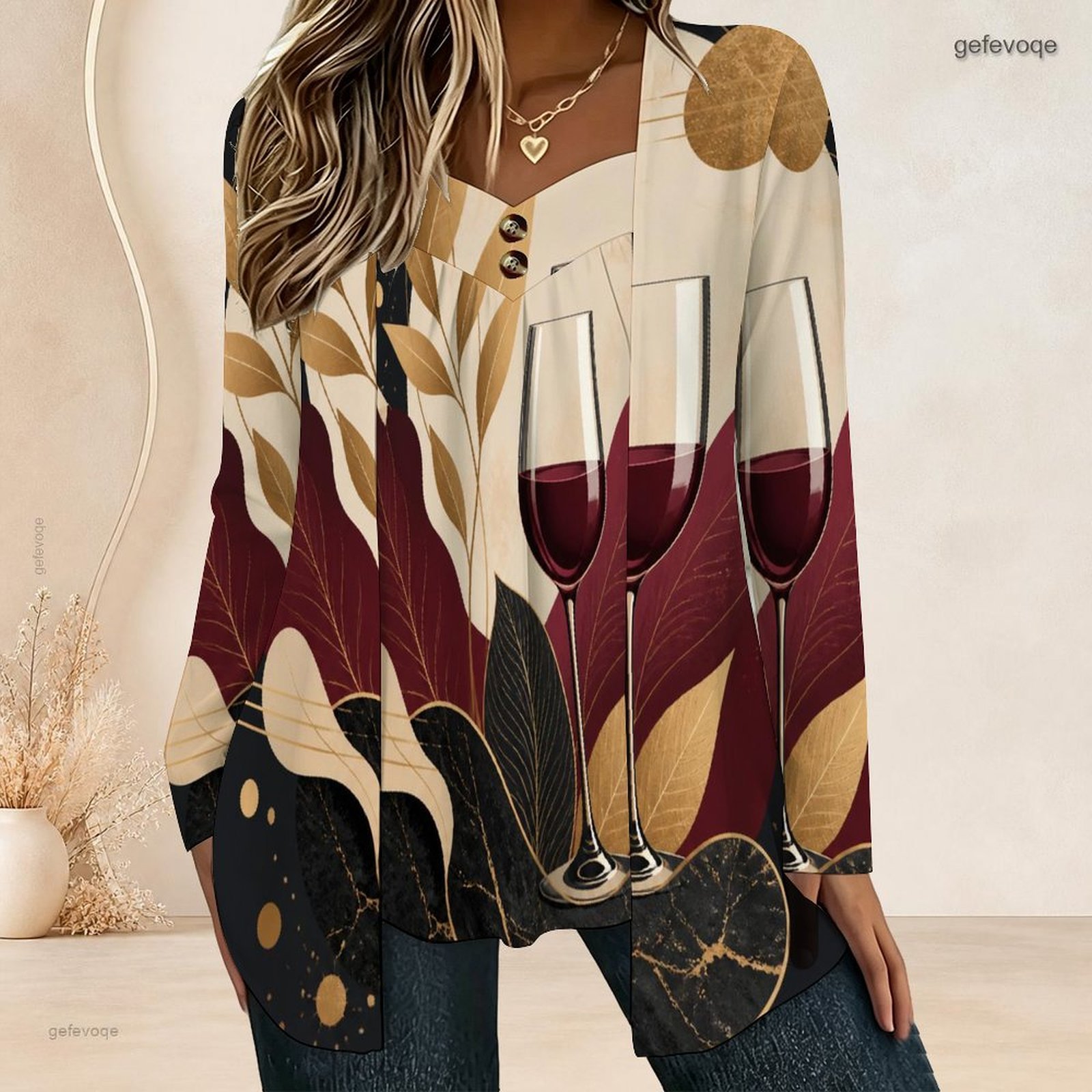 Blusa Feminina Falsa de Duas P - Blouses avaliação e preço